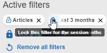 Lock this filter for the session