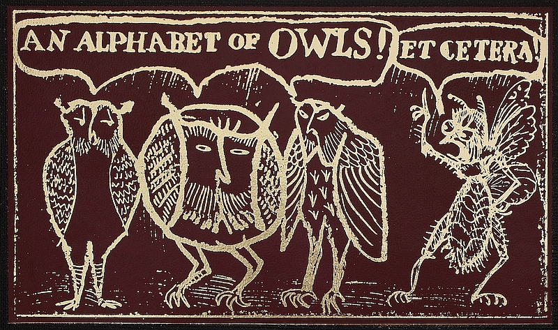 Donald Friend's An Alphabet of Owls (1981)