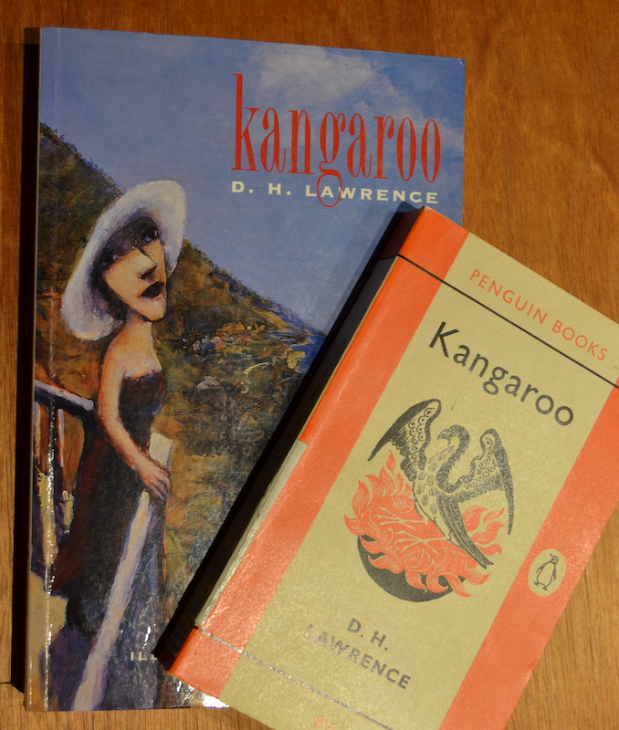 Two copies of Kangaroo with different cover illustrations