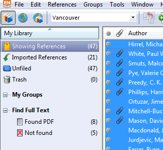 my endnote library dissappeared