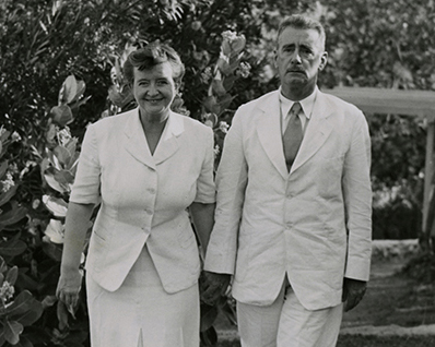 Evelyn Ernestine Murray and Jack Keith Murray in Papua New Guinea.
