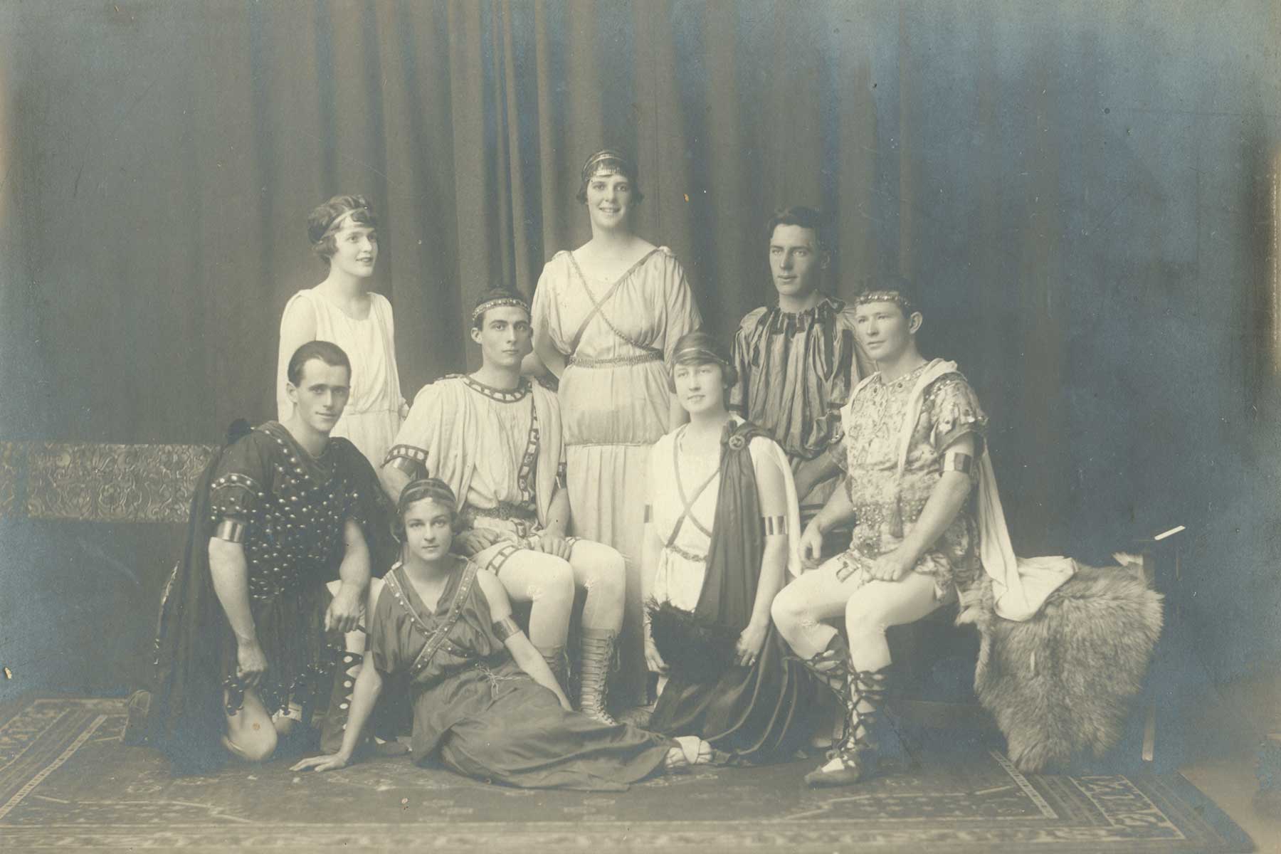 Cast of Pygmalion and Galatea 1922, University of Queensland