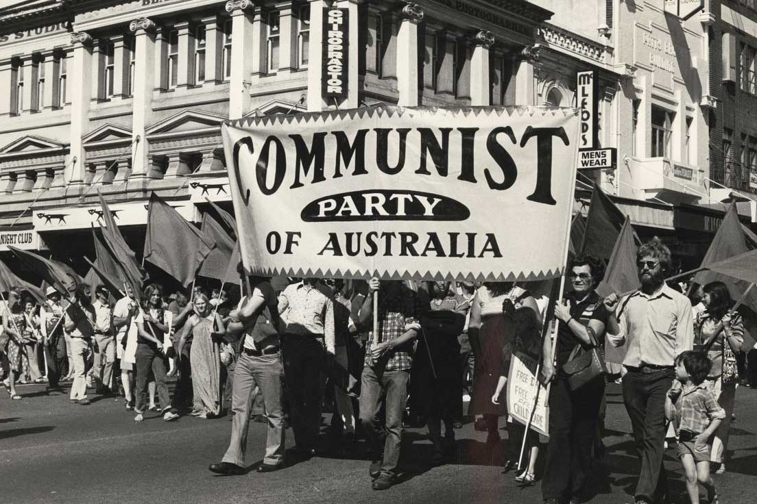  Communist Party of Australia, May Day march, Brisbane, 1977