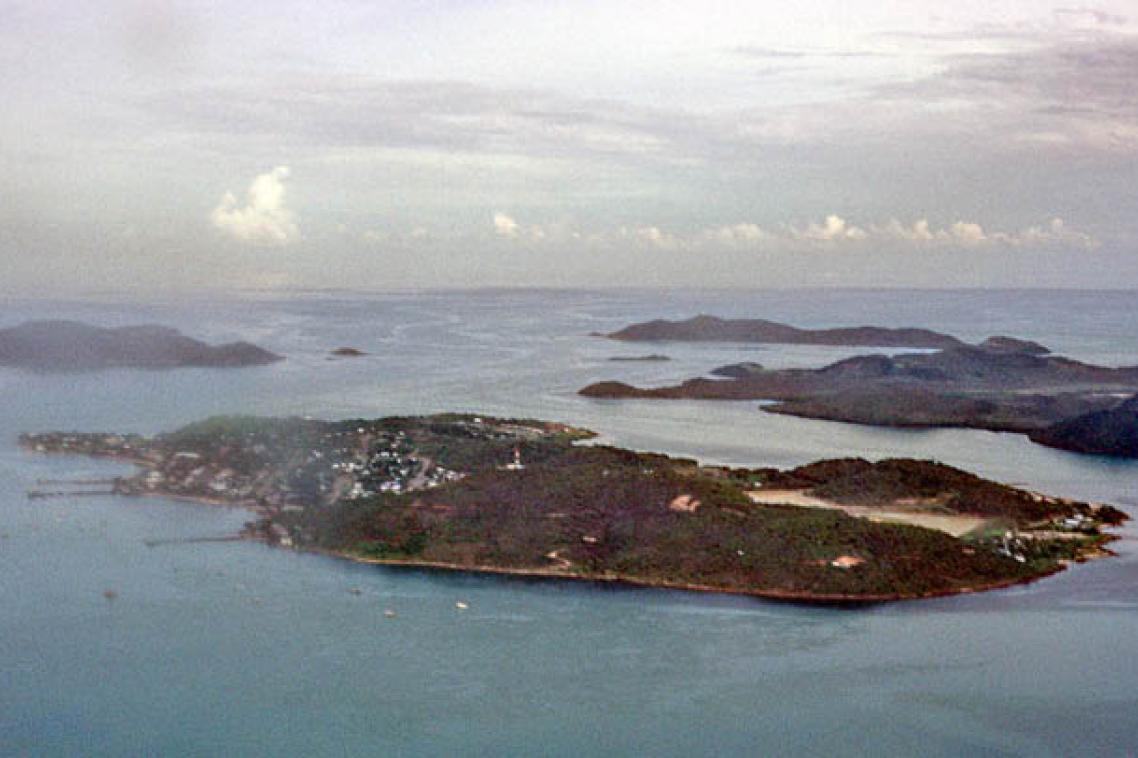 Torres Strait Islands from the air